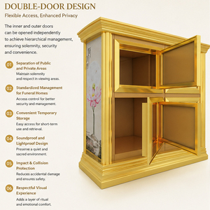Étagère de rangement métallique haute capacité pour urnes, niche modulaire de columbarium, étagère de <span class=keywords><strong>caveau</strong></span> funéraire <span class=keywords><strong>moderne</strong></span> pour construction de cimetière, usine - Product Image 4