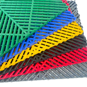 Rigid Modular Colorful Interlocking PP Garage Floor Tiles Plastic Garage Flooring for Car Detailing Shop Workshop - Product Image 5
