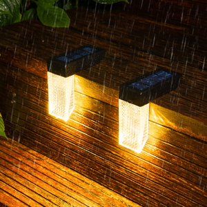 Lampe solaire murale de jardin, éclairage extérieur pour cour, clôture, étanche, lampe d'escalier, détecteur de mouvement, LED RGB/blanc, IP65 - Product Image 5