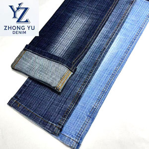 Tela Vaquera Elástica <span class=keywords><strong>de</strong></span> Poliéster, Algodón y Bambú, 70% Algodón, 28% Poliéster, 2% Elastano, Tejido <span class=keywords><strong>de</strong></span> Sarga Cepillada - Product Image 4