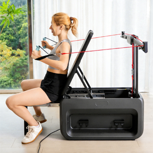 Panca Pesi Elettrica Regolabile Intelligente Pieghevole <span class=keywords><strong>per</strong></span> Allenamento di Forza a <span class=keywords><strong>Casa</strong></span>, Pronta <span class=keywords><strong>per</strong></span> la Spedizione con Porta Manubri - Product Image 1