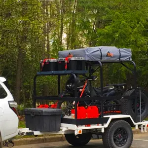 2023 Eco campor Mini Toy Hauler Utility Trailers Wohnmobil Mini Caravan Outdoor Travel Zum Verkauf