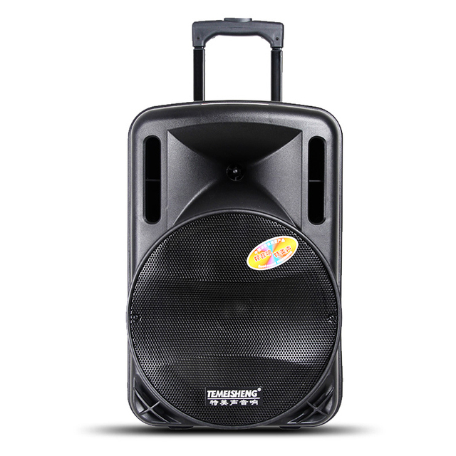 Output Power 6600mAh Li Battery A12-1 Temeisheng 12 Inch Active Party Professional DJ Trolley Speaker With Subwoofer