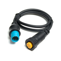 Câble adaptateur XID 010-12122-10, câble transducteur 8 broches vers sondeur 12 broches pour détecteur de poissons Garmin