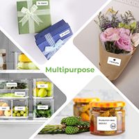 Etiquetas Adhesivas Personalizadas de Fábrica, Ecológicas, Resistentes al Agua y a Altas Temperaturas, Etiquetas Impresas para Supermercados y Tiendas de Comestibles