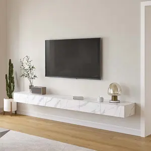 Phòng khách nổi TV đứng Treo Tường TV tủ treo hiện đại sang trọng thiêu kết đá cẩm thạch thiết kế đơn giản đồ nội thất dsg001