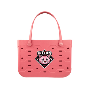 Sac à main pour <span class=keywords><strong>femme</strong></span> en EVA avec logo d'équipe personnalisé, motif ajouré léger, sac fourre-tout portable pour usage quotidien et extérieur - Product Image 2