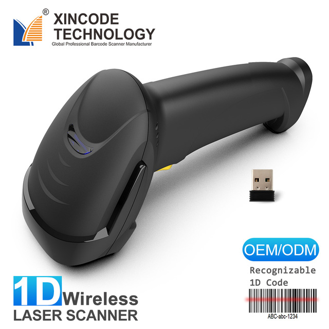 Xincode Wireless Barcode Scanner Laser Barcode Reader Handheld Bar Code Scanners