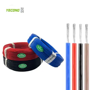 18 20 22 24AWG 600V 200C Heating cable FEP insulation fep single core wire Tinned copper for power industrial