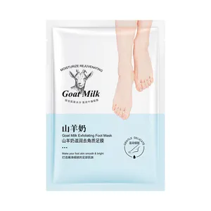 EXGYAN OEM clollagen produttore latte di capra biologico lpeel skin peeling maschera esfoliante per i piedi
