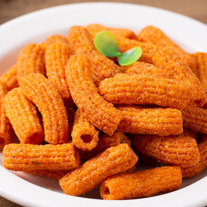 Palitos de Arroz Coreanos Picantes con Queso Loopy, Bocadillos de Vegetales, Snacks Inflados 80g - Product Image 2