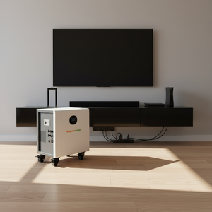 แบตเตอรี่ลิเธียมไอออน 48V 100Ah 4.8KWH ระบบจัดเก็บพลังงานแสงอาทิตย์ 3KW สำหรับใช้ในบ้านแบบออลอินวัน ติดผนัง - Product Image 1