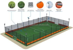 Clôture en treillis métallique pour terrain <span class=keywords><strong>de</strong></span> sport personnalisable pour terrain <span class=keywords><strong>de</strong></span> football/tennis/pickleball/basketball - Product Image 2