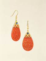 Vente en gros de boucles d'oreilles pendantes ovales en argent sterling 925 plaqué or avec pierre de jade rouge, bijoux élégants pour femmes