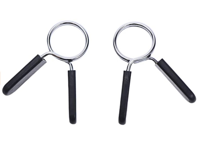 1 пара пружинных зажимов для штанги 25 мм, воротники для тяжелой атлетики, новинка для тяжелой атлетики