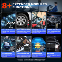 Herramienta de Diagnóstico Automotriz LAUNCH X431 PRO TT de 8 Pulgadas, Conector DBSCar VII, 37+ Funciones de Reinicio, Codificación Bidireccional de ECU en Línea, CANFD, Llave IMMO