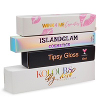 Cajas de Embalaje para Brillo Labial a la Moda, con Papel de Arte Reciclable, Tamaño Personalizado, Cajas Cosméticas
