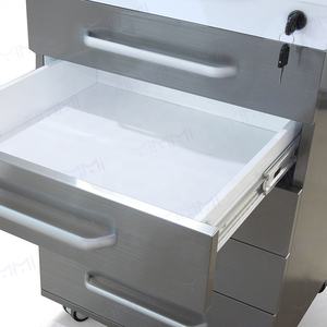 Yimmi Armoires de laboratoire durables Massage en acier inoxydable SPA Meubles mobiles Armoire de rangement de clinique médicale à 5 tiroirs - Product Image 6