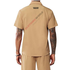 Ensemble de t-shirts à manches courtes OEM pour hommes, lot de 2, été, décontracté, col polo, t-shirt à manches courtes pour hommes - Product Image 4