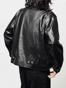 แจ็คเก็ตหนังแกะสไตล์อเมริกันคลาสสิกใหม่ ฤดูใบไม้ผลิ 2026 แฟชั่นทันสมัย ย้อนยุค หนังแท้สำหรับผู้ชาย - Product Image 3