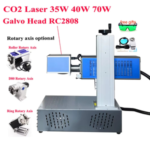 Máquina de marcado láser de CO2 Galvo de 30W 40W económica para madera, cuero y vasos de polvo - Grabador láser de CO2 Galvo - Product Image 2