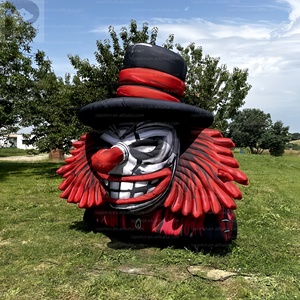 Cabeza de Payaso Gigante Personalizada, Inflable, de Terror, para Casa Embrujada/Jardín de Halloween/Plaza/Fiesta Temática/Bar/Club/Escenario - Product Image 2