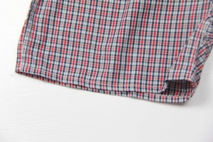 Offre Spéciale hommes boxeurs ceinture élastique Shorts coton Plaid rayé lâche troncs hommes tissé Shorts Boxer - Product Image 5