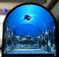 Pantallas LED con Efecto Visual 3D, Pantalla LED Flexible en Forma de Túnel de Cúpula