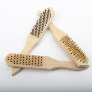แปรงลวดคุณภาพสูงพร้อมด้ามไม้ ราคาขายส่ง - Product Image 4