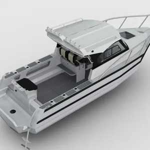 Fácil artesanato 7.5m/25ft barcos de alumínio com reboque