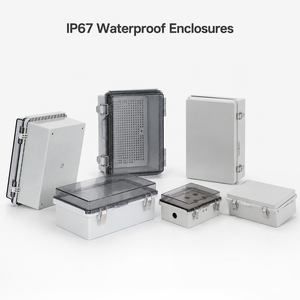 Boîtier de jonction étanche IP66 NEMA 4X en PC avec loquets en acier inoxydable 304 - Product Image 3