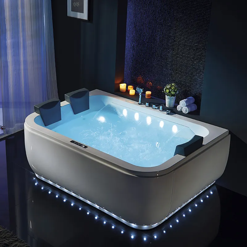 2021 NTH Riesige Badewanne Luft-Massagedräiner 2 Jahre Schürze-Massagebadezimmer modern für 2 Personen Whirlpool große Bau zu verkaufen Acryl 700 W