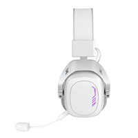 Headset Gaming Nirkabel 7.1 Surround Sound 2.4G Low Latency LED Light Active Noise Cancellation Over Ear