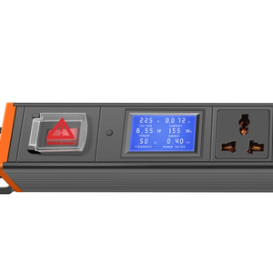 16A công nghiệp 6-bit phổ PDU ổ cắm công suất cao với hiện tại và điện áp hiển thị kỹ thuật số mét bảo vệ quá tải - Product Image 3