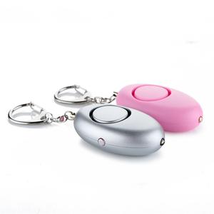 Alarme personnelle ovale pour femmes avec lumière, porte-clés d'urgence SOS, dispositif anti-agression - Product Image 4
