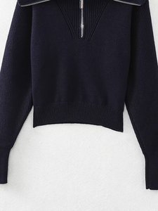 SHENZHU 2026 Nouveau <span class=keywords><strong>Pull</strong></span> Tricoté à Col Zippé et Manches Longues pour Femme, Style Européen et Américain 5536155 - Product Image 6