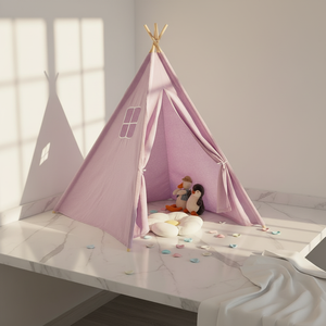 Tienda de juegos <span class=keywords><strong>infantil</strong></span> de algodón ligera y plegable para sesiones de fotos en interiores, bebés y niños pequeños, 118 cm, decoración festiva - Product Image 5
