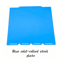 Pelat Cetak Dingin untuk Snapmaker U1 270x270mm Pelat Baja Pegas Magnetik Warna Pink Ungu Biru Kustom Suku Cadang Printer 3D