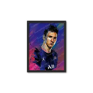 Bingkai cetak Anime poster Messi Messi Lenticular berubah transisi Flip 3D ramah lingkungan grosir dan kustom