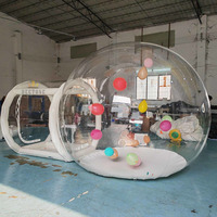 Tente gonflable transparente de bulle de dôme de maison de ballon de bulle de maison de rebond pour la partie d'enfants