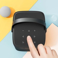 Nuevo Proyector Full HD 2026, Proyectores DLP Inteligentes Portátiles de Largo Alcance, Android, Batería, Wifi, Mini Proyector Portátil para Teléfono Móvil