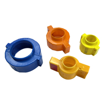 Serrure de connexion de tuyau en plastique de 50mm joint de sécurité en plastique compteur d'eau joint de tuyau en plastique réutilisable pour réservoir de gaz