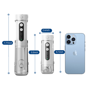Mini irrigador bucal de agua de 180ml, irrigador bucal eléctrico inteligente, hilo dental inalámbrico, irrigador bucal para dientes - Product Image 2