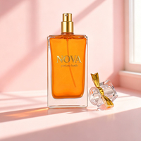Flacons de parfum en verre de luxe 50ml 100ml avec boîte, logo personnalisé, rechargeables, vaporisateur vide