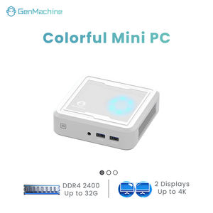 Genmachine AMD Mini PC <span class=keywords><strong>Ryzen</strong></span> 5 <span class=keywords><strong>3550H</strong></span> 4 core 8 threads Wifi5 BT4.2 HD 2 * USB3.0 2 * USB2.0 1G LAN 2สกรีน RAM DDR4โรงงาน - Product Image 1