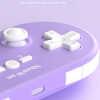 Nuevo Mini Control de Juego Inalámbrico ShanWan 2024, Control de Juego Micro Q37 con Bluetooth, Vibración y Doble Joystick para Android/iOS/PC