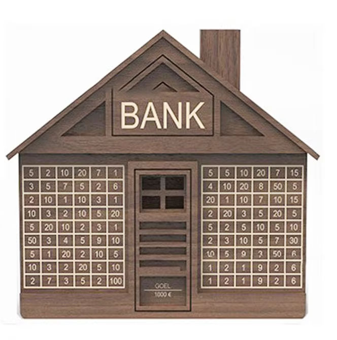 1,000 ยูโร - สีน้ำตาล/ขนาด 25*22*5.5ซม