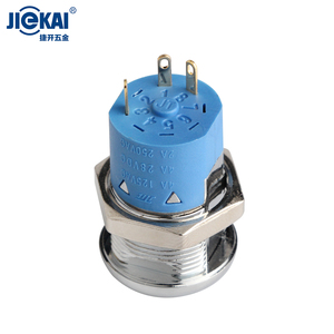 Jk217 19Mm 5000 Toets Combinatie Dpdt 2no 2nc Sleutelschakelaar Slot Zink Legering Toetsen Selector Roterende Vergrendeling Sleutelvergrendeling - Product Image 6