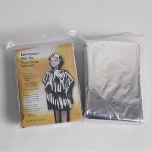 Emergency <b>Poncho</b> Reflective Film 50x80cm Outdoor Camping Rainwear Single Person Universal Use - Product Image 1