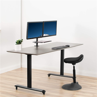 Support de tige d'étagère universel adapté pour support de Microphone, chariot de télévision, support de haut-parleur et plus, plate-forme de stockage utilitaire à clipser
